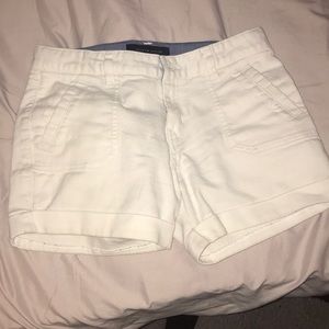 white tommy shorts